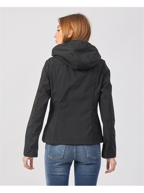 Giubbotto donna Yes Zee in softshell con cappuccio YES ZEE | J415-QD000801